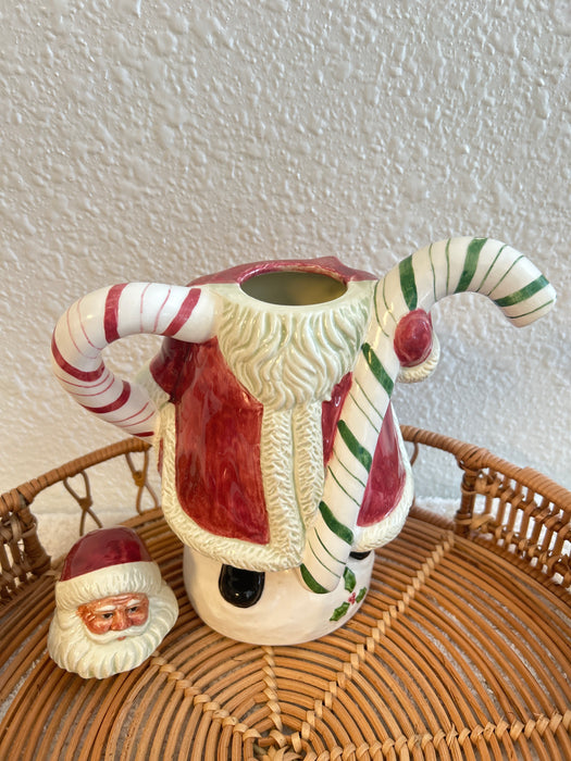 Vintage Kris Kringle Jingle Pitcher with Working Music Box