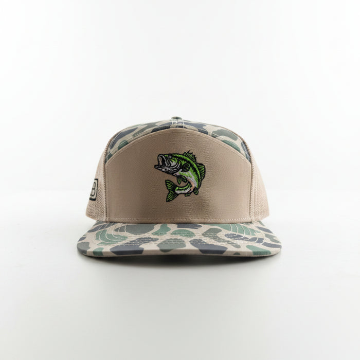 Embroidered Green Bass Fish Hats - Multiple Styles Available!