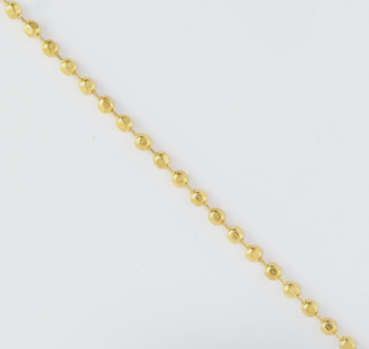 Waterproof Gold 16” Ball Chain Necklace