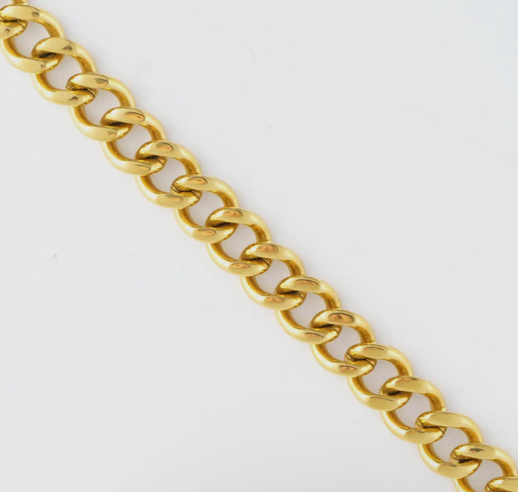 Waterproof Gold 16” Chunky Chain Necklace