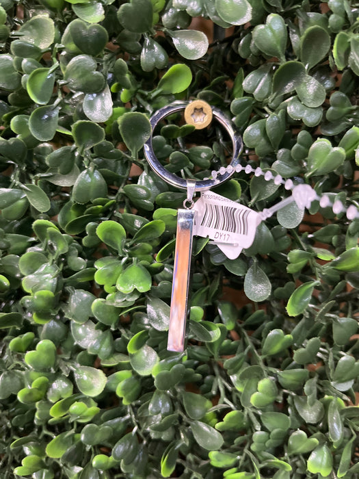 Engravable 4 Sided Rectangle Keychains- 4 Styles! Personalization included in price!