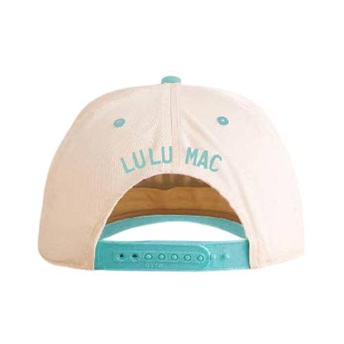 Lulu Mac Embroidered Hat in Light Blue