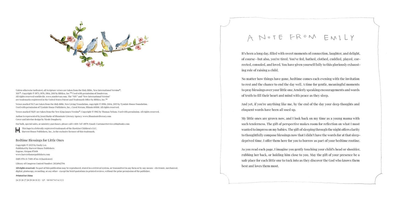 Bedtime Blessings for Little Ones: Hardcover