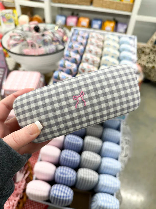 Gingham Eye Glasses or Sunglasses Case by Simply Southern.
