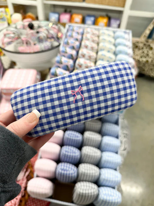 Gingham Eye Glasses or Sunglasses Case by Simply Southern.