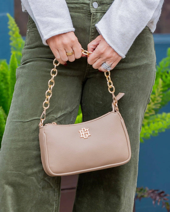 Joan Crossbody Taupe by Caroline Hill