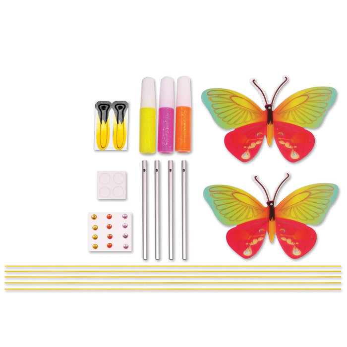 Butterfly Wind Chime Mini Kit - DIY Craft Kit for Kids