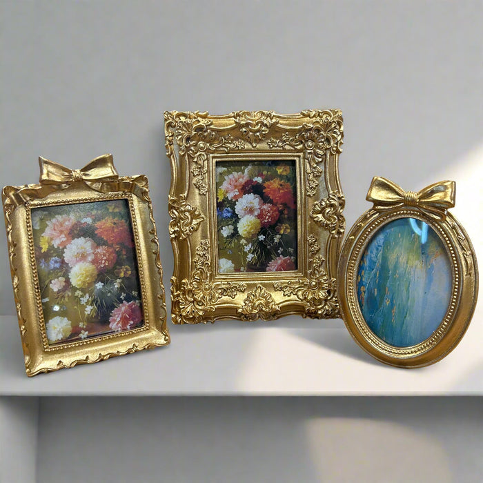 Mini Gold Bow Frame