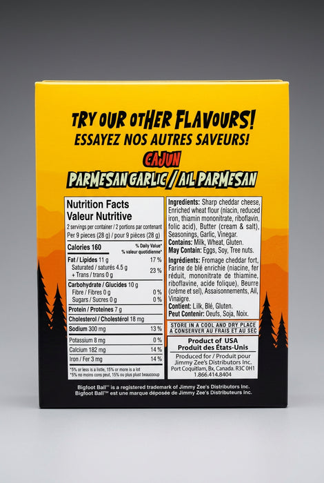 2oz Bigfoot Bait Cheese Bites- Sharp Cheddar Flavor