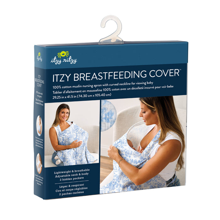 Blue & White Itzy Breastfeeding Cover™