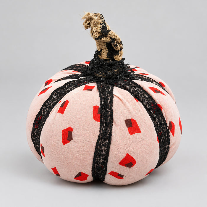 Handmade Coral Small Pumpkin