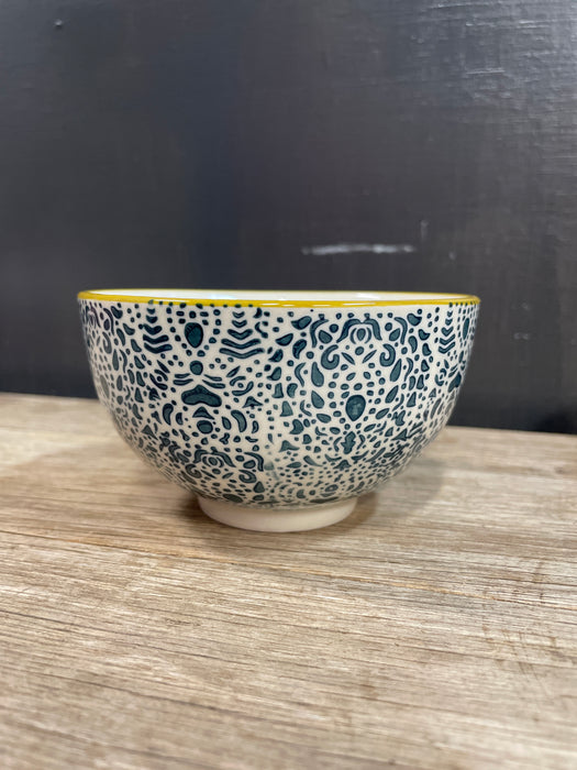 Stoneware Floral Pattern Bowl- Available in 4 Styles!