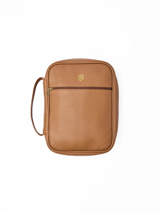 Camel Vegan Leather Bible Cover