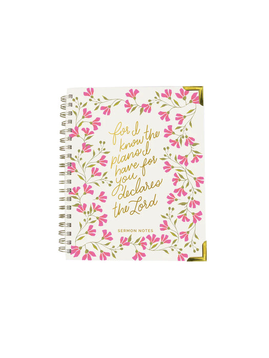 Sermon Notes Journal- For I Know The Plans