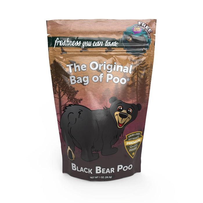 Black Bear Cotton Candy "Poo"