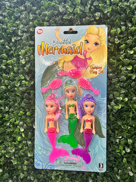 6” Mermaid Doll Play Set