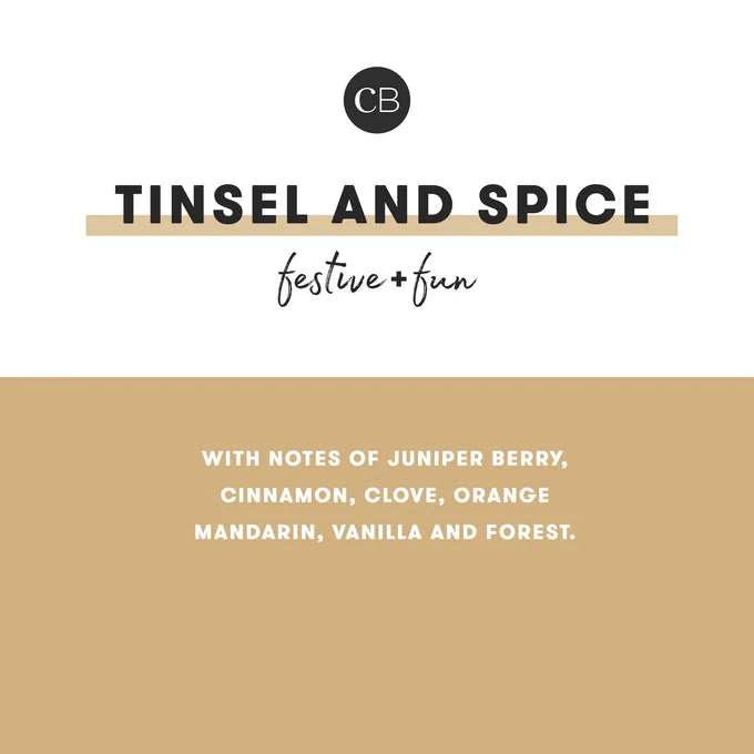 Tinsel & Spice Glimmer Mini Tin Candle