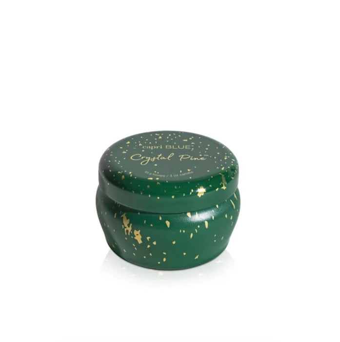 Crystal Pine Glimmer Mini Tin Candle