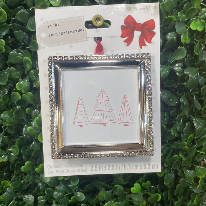 Christmas ornaments with frame. Available in 7 different styles!