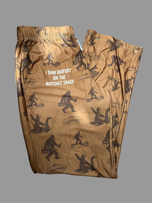 I Saw Bigfoot on the Natchez Trace: Big Foot Abduction Lounge Pants