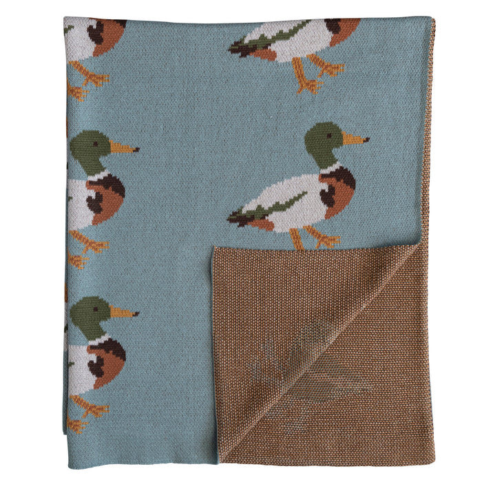 Multi Color Duck Baby Blanket