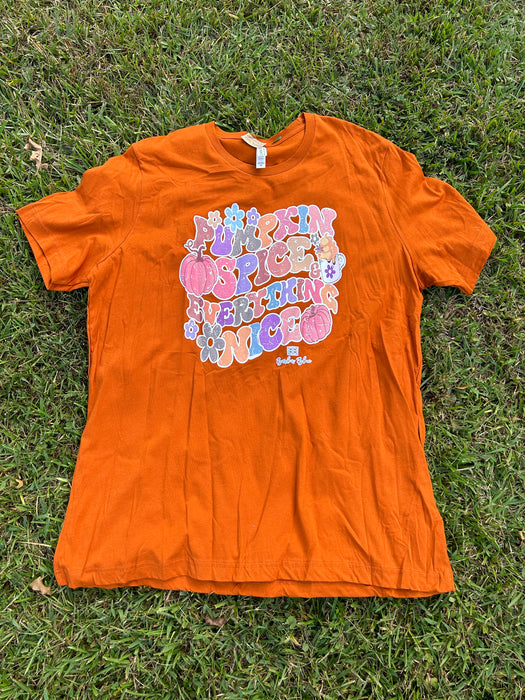 Pumpkin Spice Graphic Tee -3 Colors!