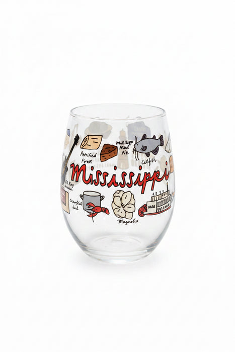 Mississippi Wine Glass
