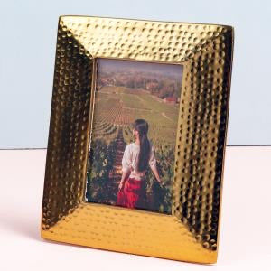 Gold Hammered (4x6) Picture Frame