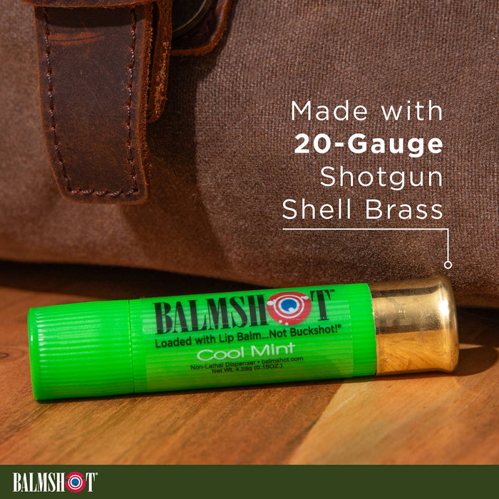 Cool Mint Beeswax Lip Balm in a Bullet