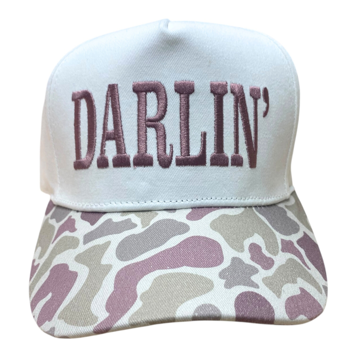 Darlin' Light Camo Embroidered Hat