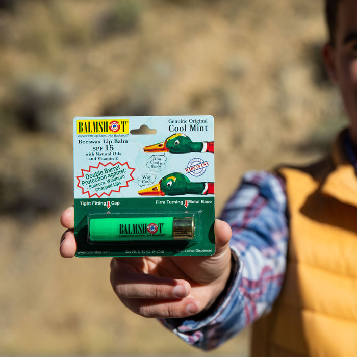 Cool Mint Beeswax Lip Balm in a Bullet
