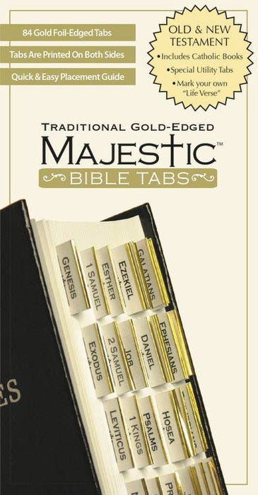 Majestic Traditional Gold Edged Bible Tabs