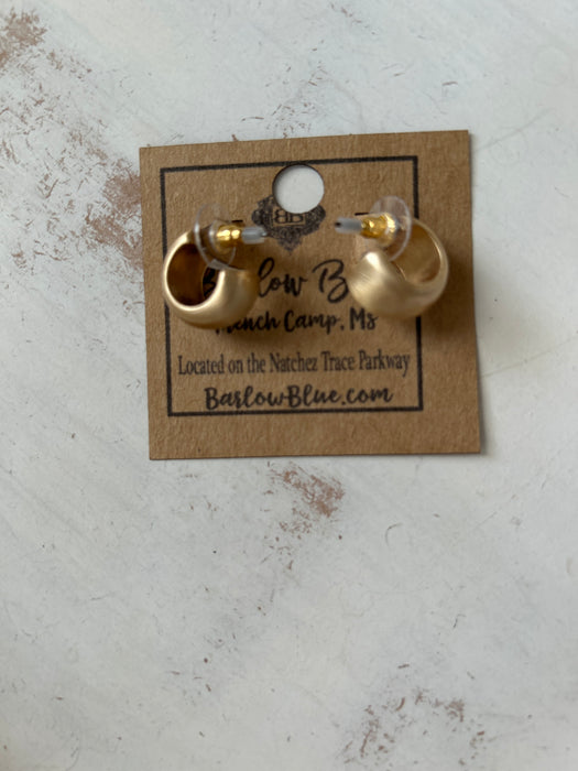 Original Love Small Gold Hoop Earrings