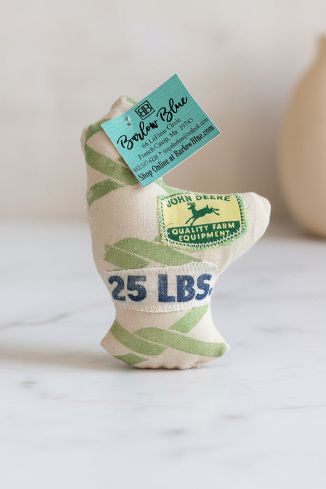 Miniature Hand Sewn Stuffed Chickens.  Made from Fun Fabric or Vintage Feed Sacks.