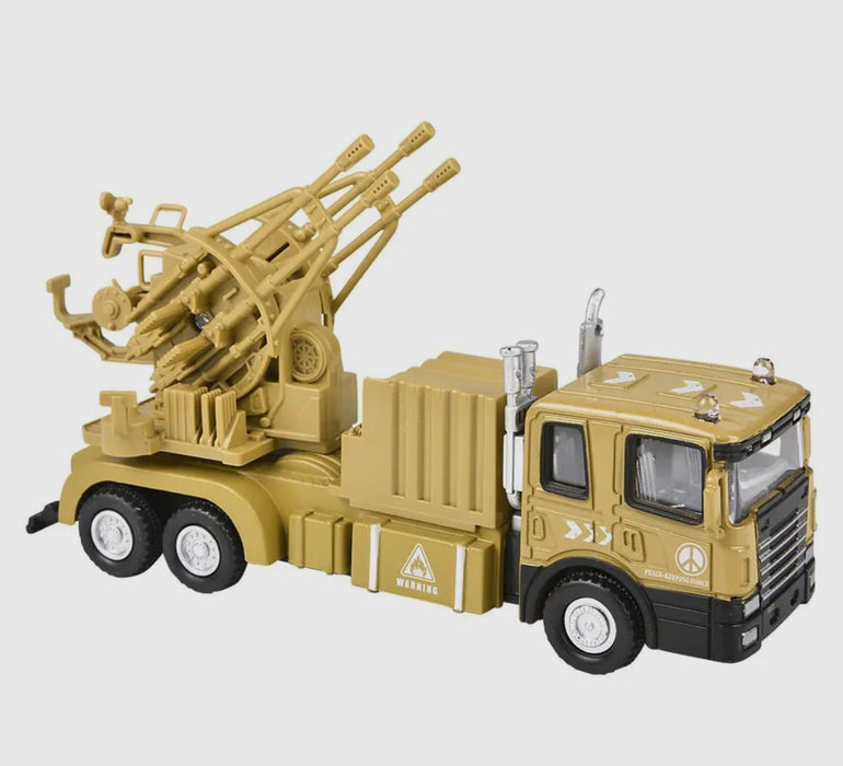 Die Cast Pull Back Military Vehicles.  6"