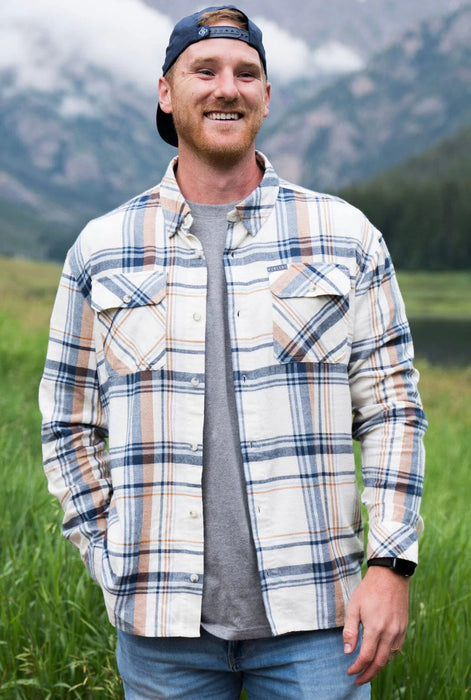 Men’s Flannel Shirt by Burlebo- 2 Colors!