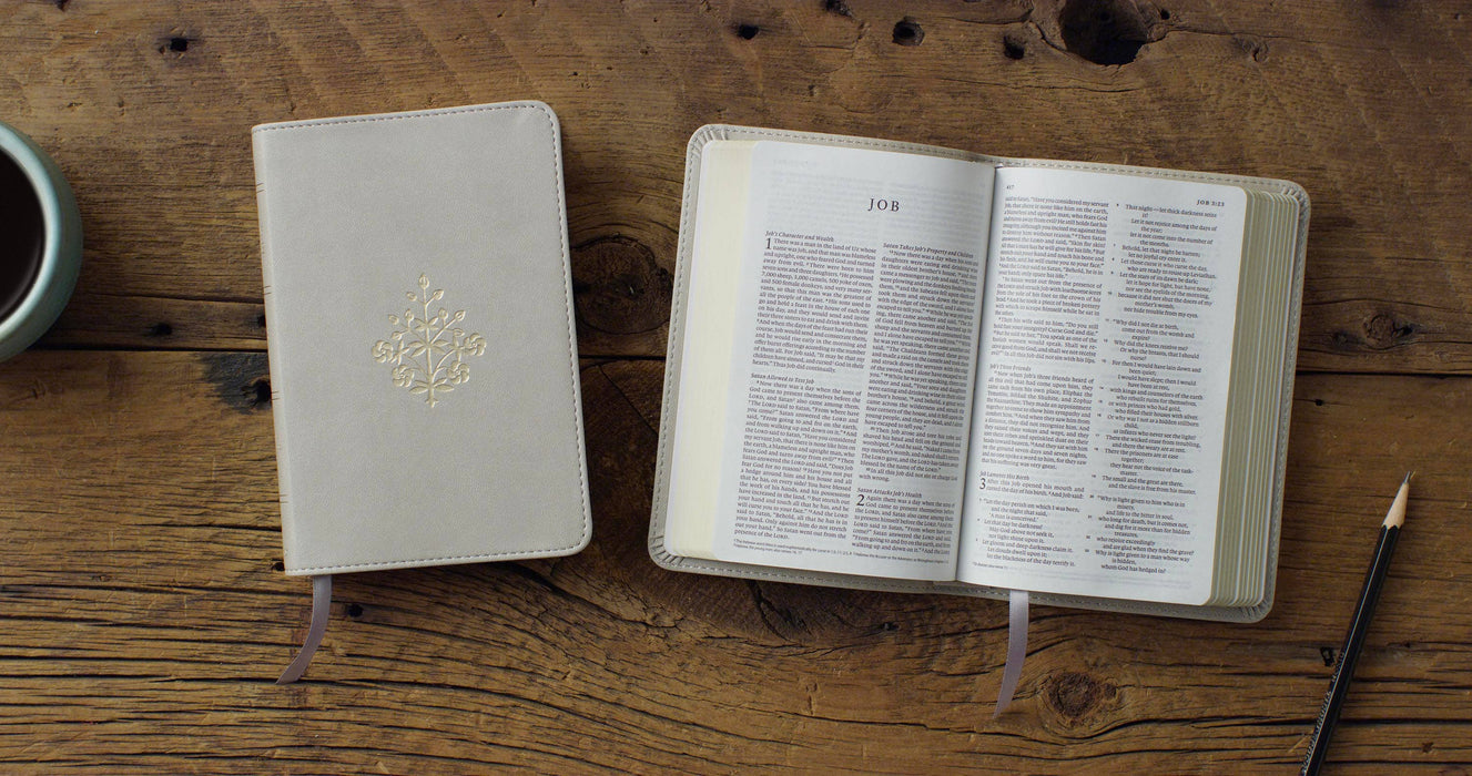 ESV Compact Bible, TruTone®, Stone, Branch Design