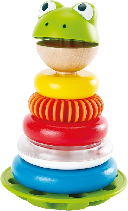 Mr. Frog Wooden Stacking Rings