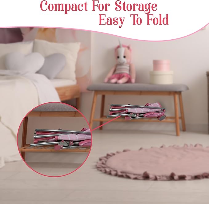 Baby Doll with Stroller Set - 12" Baby Doll with Pacifier Gift Set