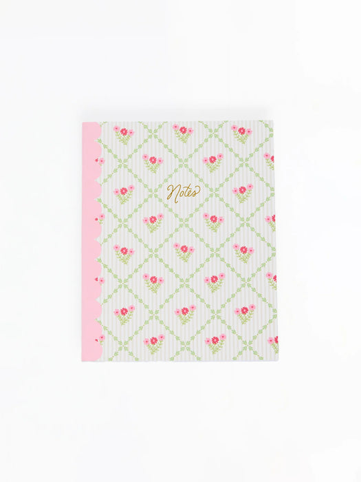 Scallop Notebook | Cottage Trellis