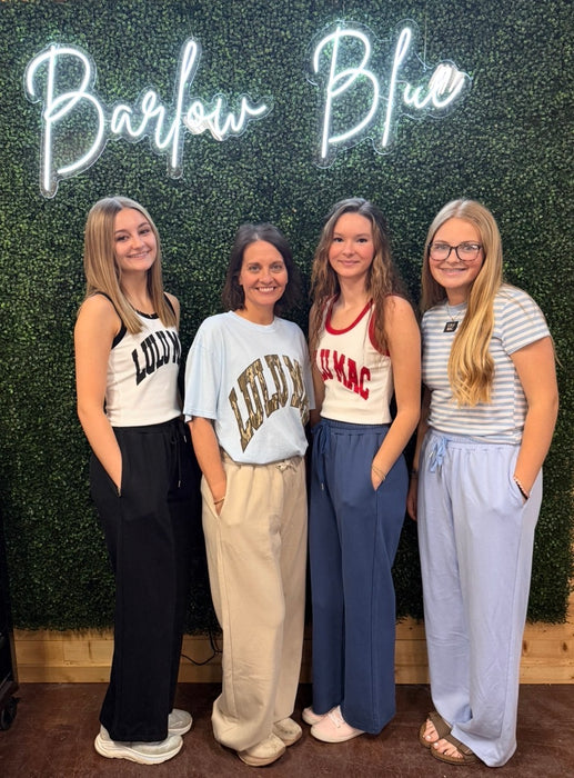 Adult White Lulu Mac Terry Cloth Pants.  THESE PANTS ARE OVERSIZED.  I sized down one size.  30% OFF!