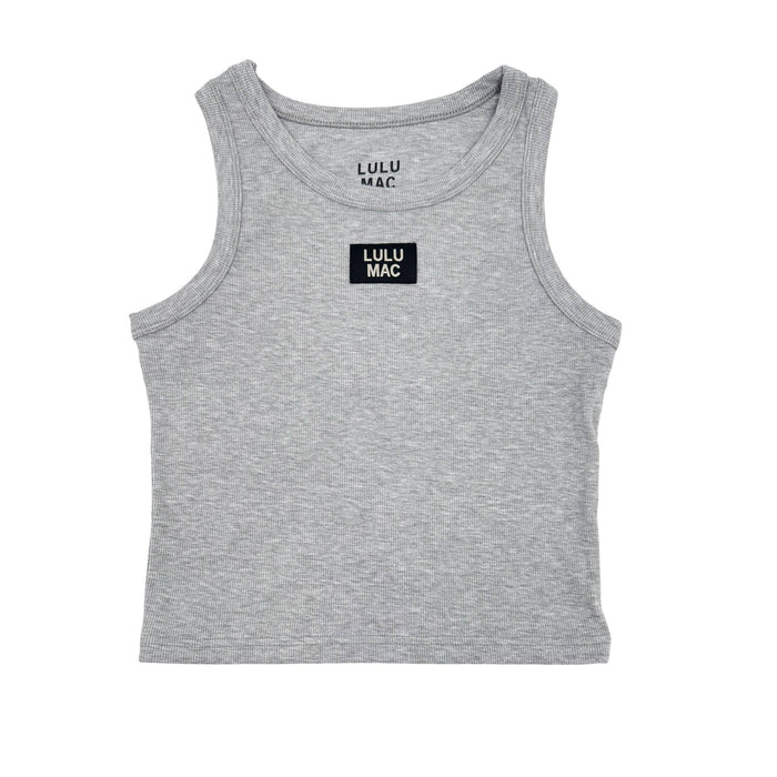 Grey Lulu Mac Logo Tank