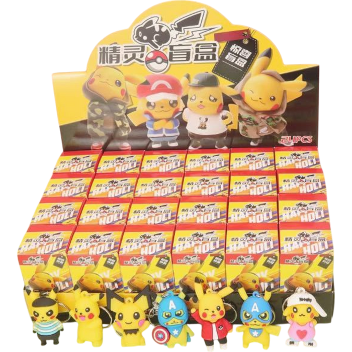 Mystery Pokemon Keychains- Collect all 7 Styles!