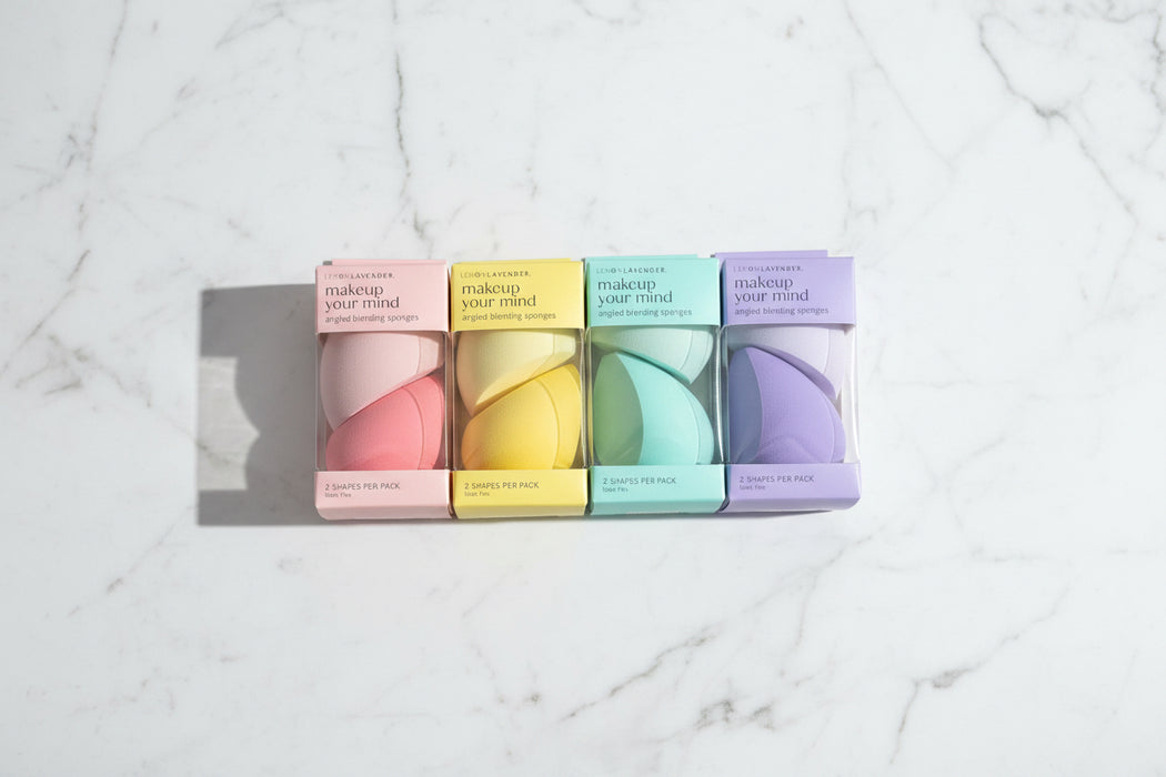 Makeup Your Mind: Angled Blending Sponges - 4 Colors!