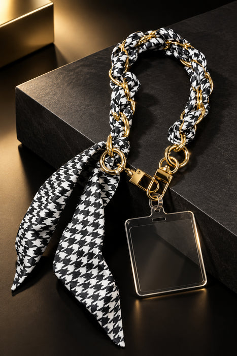 Wristlet Phone Holder, Keychain, & Bag Scarf