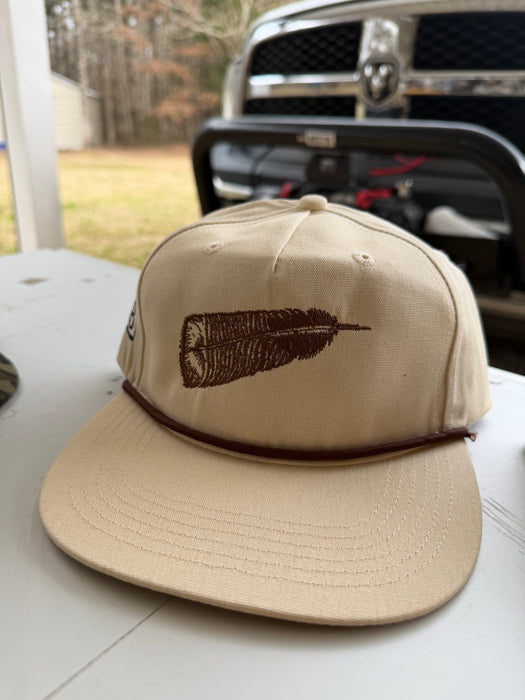 Embroidered Turkey Feather Hats - Multiple Styles Available.
