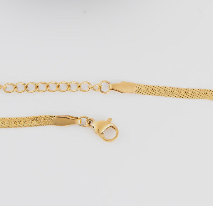Waterproof Gold 18” Snake Chain Necklace