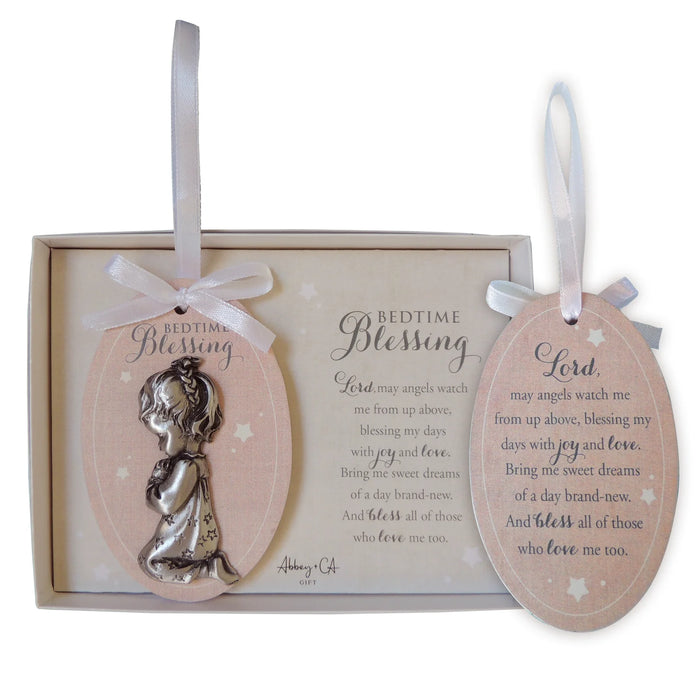 Praying Child Crib Ornament- Girl