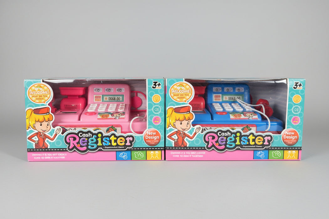 Cash Register Supermarket Game- Available in Blue & Pink