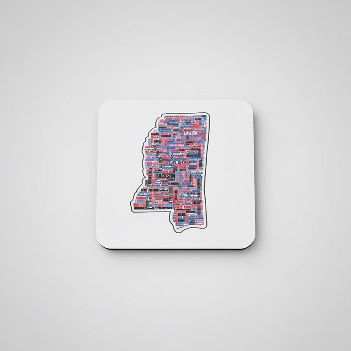 Mississippi Wood Coaster